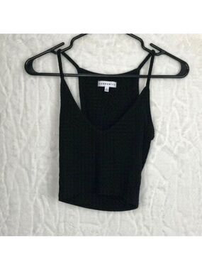 Aritzia  - Community Black Cropped Tank Size XS